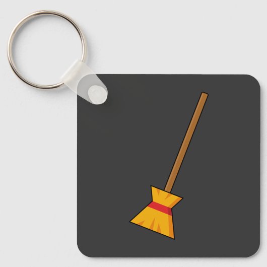 bezem sleutelhanger (Voorkant)