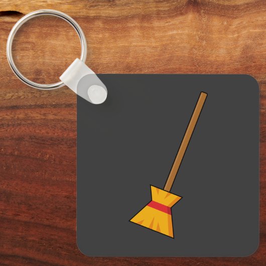 bezem sleutelhanger (Voorkant)