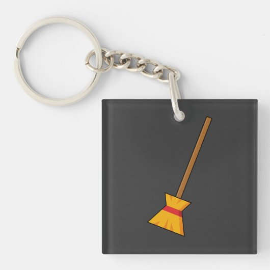 bezem sleutelhanger (Voorkant)