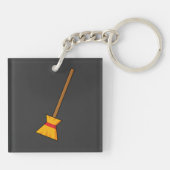 bezem sleutelhanger (Achterkant)