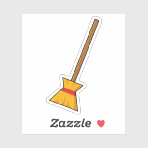bezem sticker