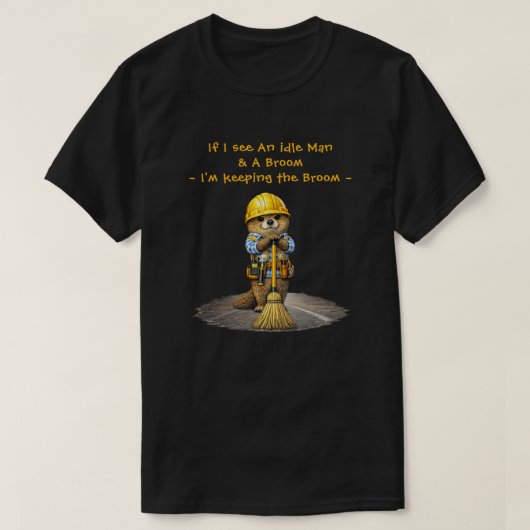"Bezem" T-shirt (Design voorkant)