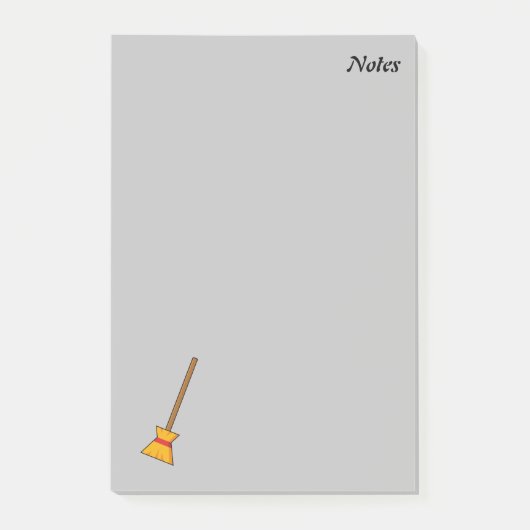 bezem | Tekst toevoegen Post-it® Notes (Voorkant)