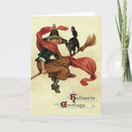 Bezem van de Kat van de heks de Zwarte Kaart (Voorkant)