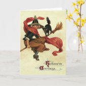 Bezem van de Kat van de heks de Zwarte Kaart (Gele Bloem)