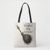 Bezem voor heksen tote bag (Voorkant)