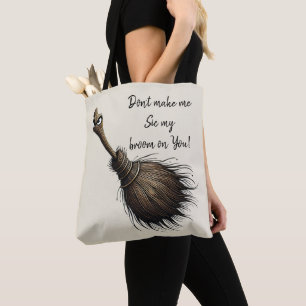 Bezem voor heksen tote bag