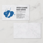 Bezemreinigingslogo Visitekaartje (Voorkant / Achterkant)