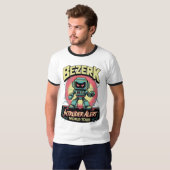 Bezerk Intruder Alert World Tour Retro Arcade  T-shirt (Voorkant volledig)