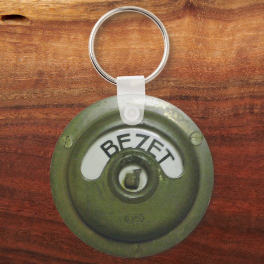 Bezet, bezet sleutelhanger (Voorkant)