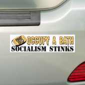 Bezet een bad: Fight B.O. Bumpersticker (Op auto)