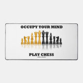 Bezet je geest bij het afspelen van schaafjes die  bureaumat (Voorkant)