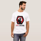 Bezet je geest t-shirt (Voorkant volledig)