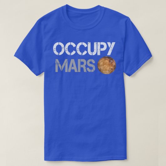 Bezet Mars (2) T-shirt (Design voorkant)