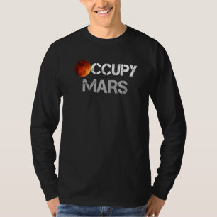 Bezet Mars Astronomie Ruimtewetenschap T-shirt