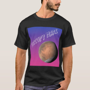 Bezet Mars! De Red Planet belt ons. T-shirt