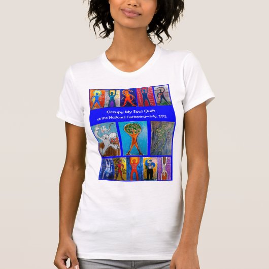 Bezet mijn Soul Quilt National Gathering T-Shirt (Voorkant)