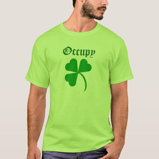 Bezet Shamrocks T-shirt (Voorkant)