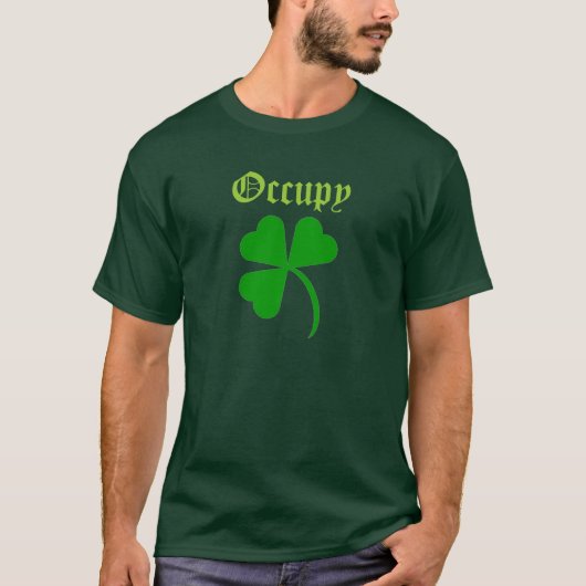 Bezet Shamrocks T-shirt (Voorkant)