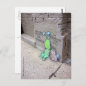 bezet uw verbeelding briefkaart (Voorkant / Achterkant)