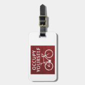 Bezet uzelf bagagelabel (Voorkant verticaal)