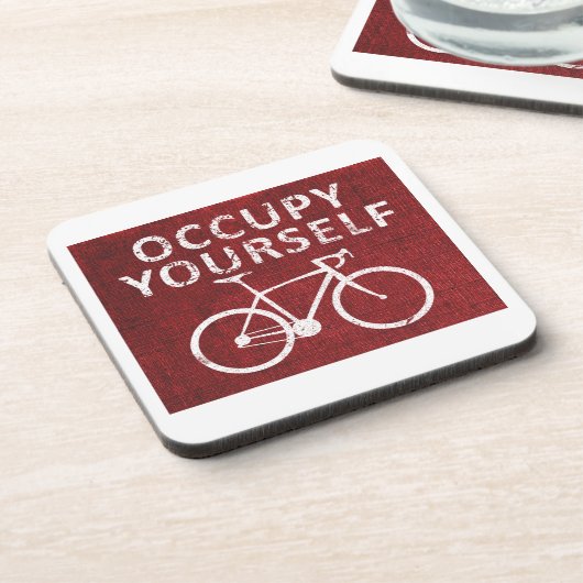 Bezet uzelf bier onderzetter (Linkerzijde)