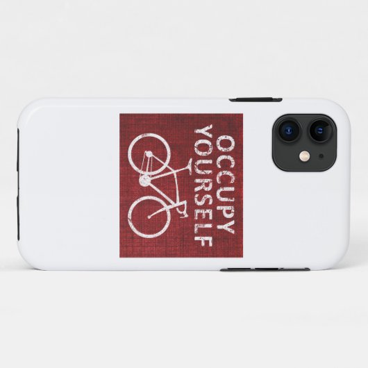 Bezet uzelf Case-Mate iPhone case (Achterkant (horizontaal))