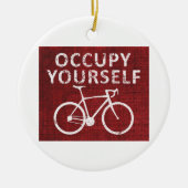 Bezet uzelf keramisch ornament (Voorkant)