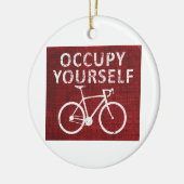 Bezet uzelf keramisch ornament (Links)