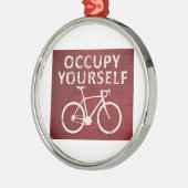 Bezet uzelf metalen ornament (Links)