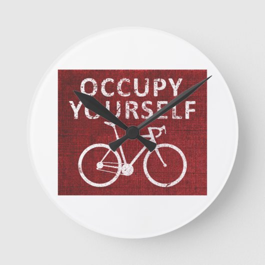 Bezet uzelf ronde klok (Voorkant)