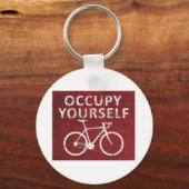 Bezet uzelf sleutelhanger (Voorkant)