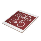 Bezet uzelf tegeltje (Zijkant)