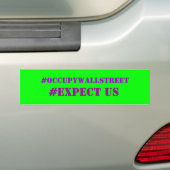 BEZET WALL STREET BUMPERSTICKER (Op auto)