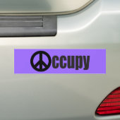 Bezet Wall Street Bumpersticker (Op auto)