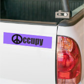 Bezet Wall Street Bumpersticker (Op Truck)