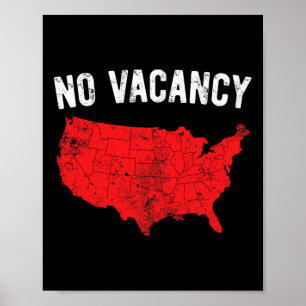 Bezet We zitten vol Grappig Republikeins T-shirt Poster