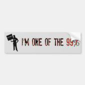 Bezet! Wij zijn de Bumpersticker van 99 procent (Voorkant)