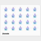 bezeten cupcake ster sticker (Vel)
