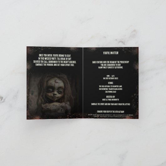 bezeten pop volwassen Halloween (Binnen)