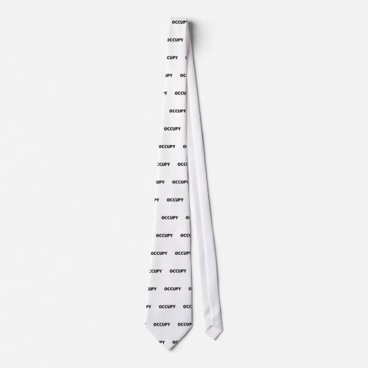 Bezetje (zwart op wit) stropdas (Voorkant)