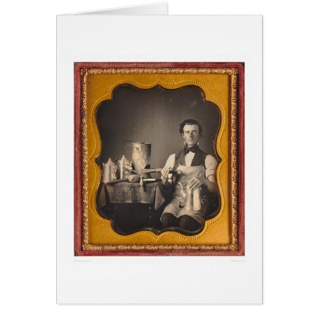 Bezetportret van een smid... (40027) (Voorkant)