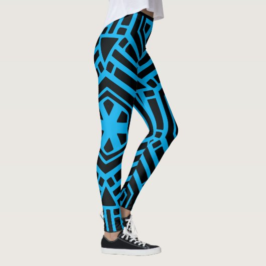 BEZETTE BLACK AND BLUE leggings (Rechts)