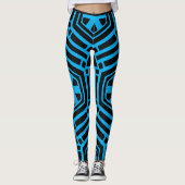 BEZETTE BLACK AND BLUE leggings (Voorkant)