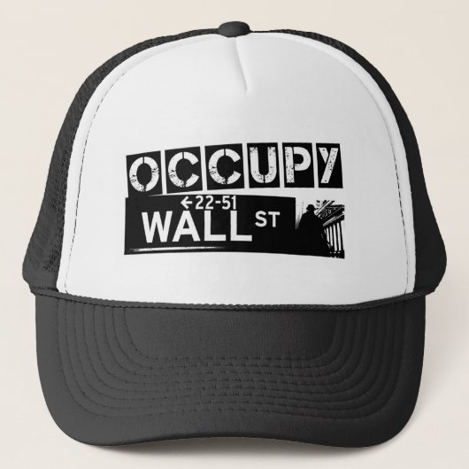bezetting-shirt-wit trucker pet (Voorkant)