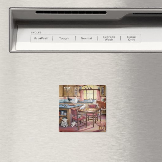 Bezetting van de keukenmagneet magneet (Insitu (Vaatwasser))