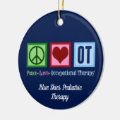 Bezettingstherapie Vredesliefde voor Kantoor Keramisch Ornament (Links)