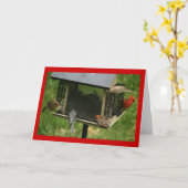 bezetvogelvoeder kaart (Gele Bloem)