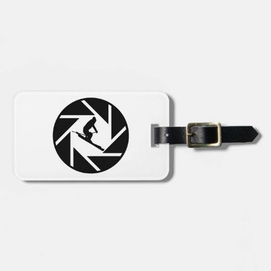 BEZICHT VAN KANDID BAGAGELABEL (Voorkant horizontaal)