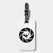 BEZICHT VAN KANDID BAGAGELABEL (Voorkant verticaal)